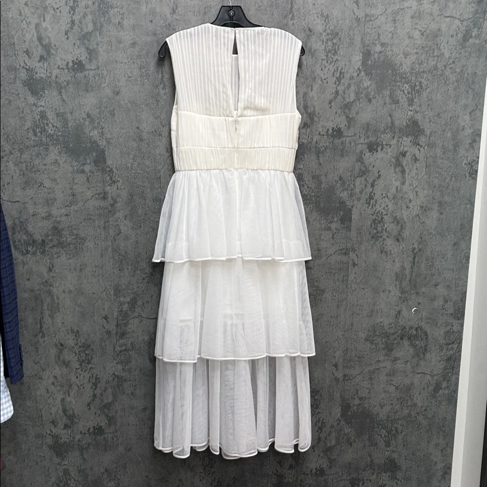 SIMKHAI Benton Pleated Tulle Dress - Picture 3 of 8